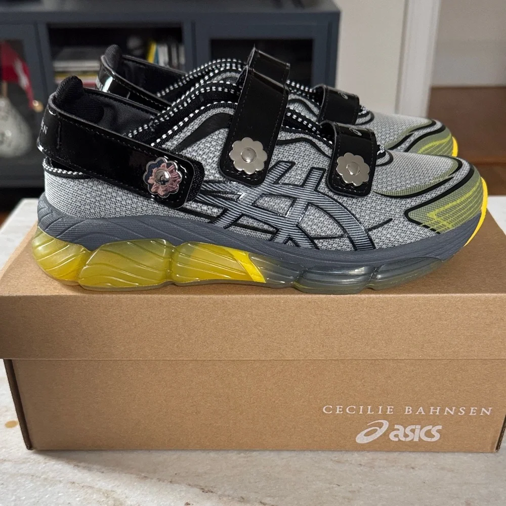 Cecilie Bahnsen x ASICS Gel-Quantum 360 VIII sneakers Yellow/Silver/Black - Picture 5 of 14